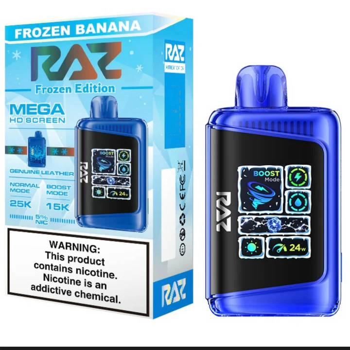 RAZ 25K FROZEN BANANA 5CT