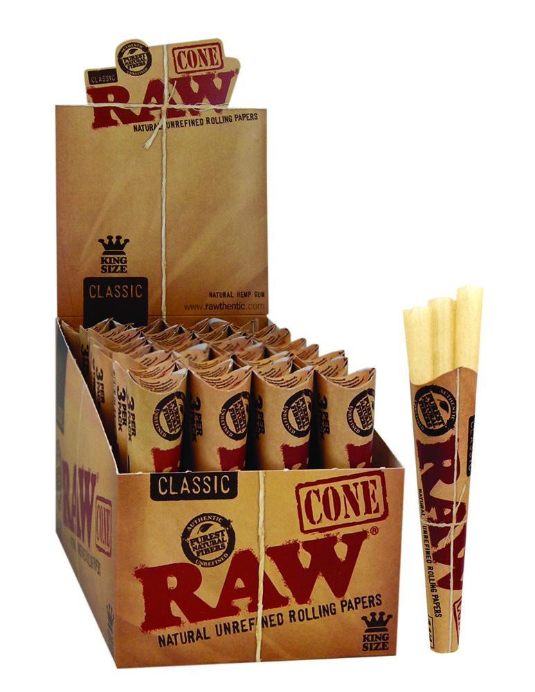 RAW CONES KING SIZE CLASSIC 3/32CT