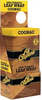 [717519195423] Al Capone Leaf Wrap Cognac 18CT/1pk