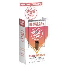 High Tea Wraps Pure Peach 25CT/5pk
