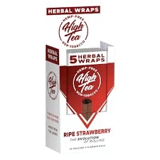 High Tea Wraps Ripe Strawberry 25CT/5pk