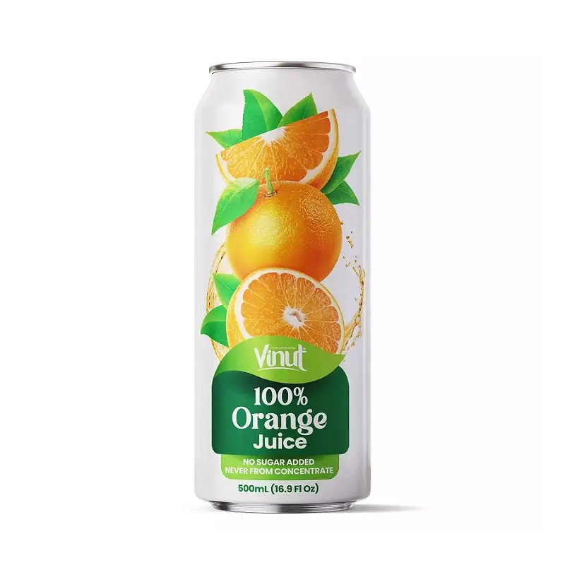 [8935330210435] VINUT 100% JUICE -ORANGE- 16.57OZ/24CT