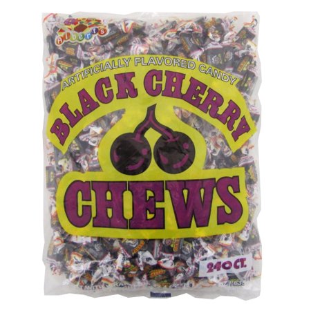 Albert S Black Cherry Chews Candy - 240 Piece Bag