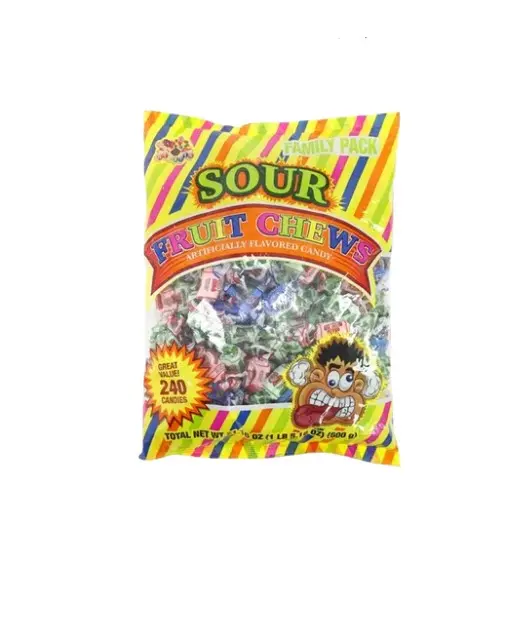 Albert S Sour Fruit Chews Family Pack - 240 Pieces