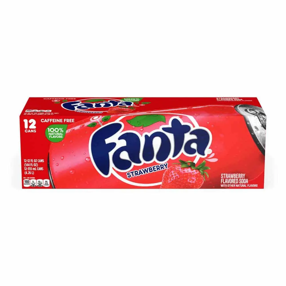 FANTA CAN STRAWBERRY 24 CT.