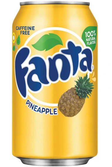 24PK--FANTA PINEAPPLE 12OZ 2/12CT
