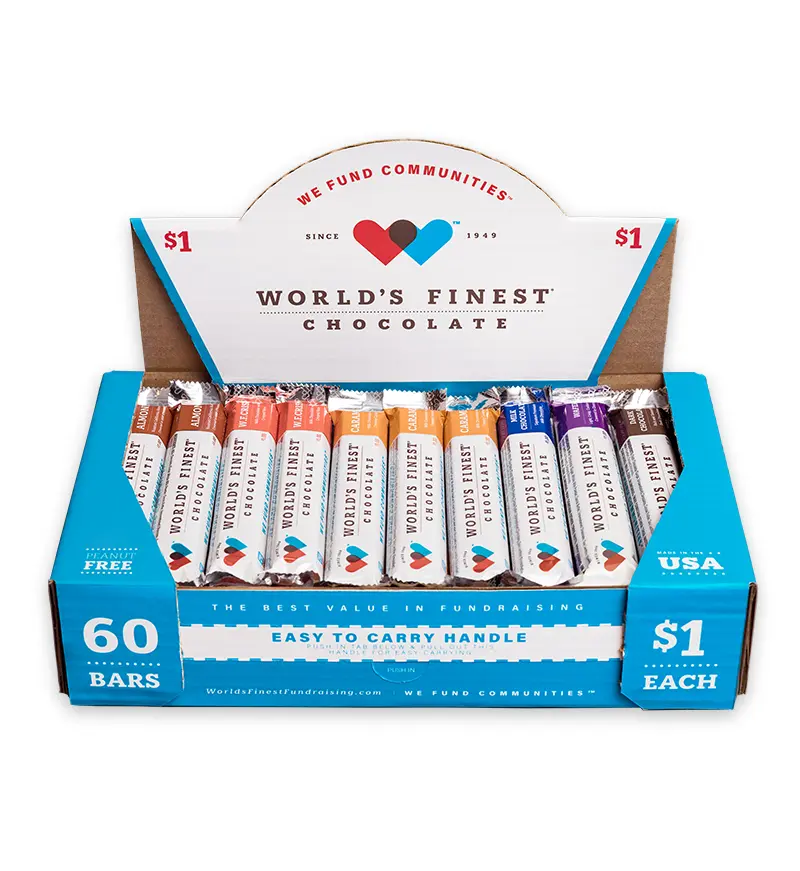Worlds Finest Chocolate Caramel 60 Bars