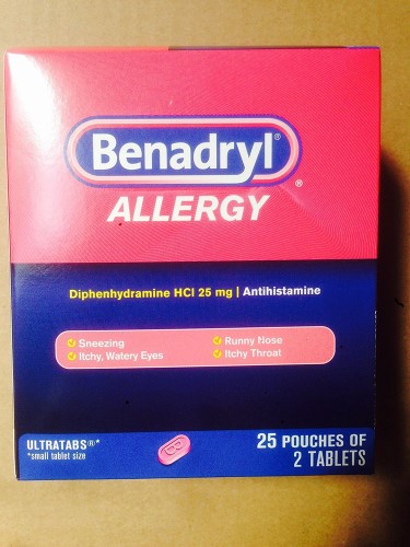 Benadryl allergy 25 ct.