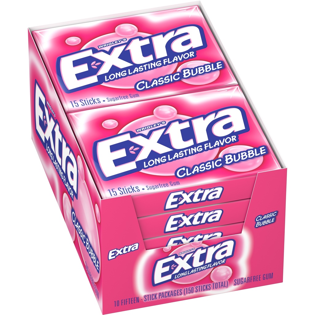 EXTRA CLASSIC BUBBLE 10/15PK