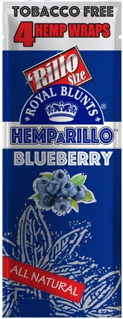 [619682994134] HEMPARILLOS BLUEBERRY15/4PK