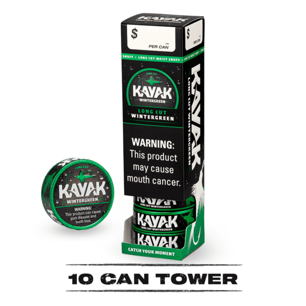 KAYAK LONG CUT WINTERGREEN PP-$3.39 10CT