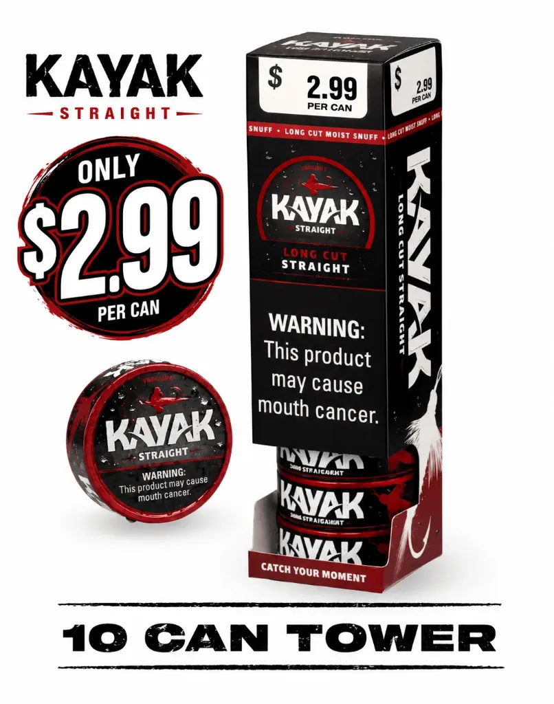 KAYAK $2.99 LC STRAIGHT 10CT