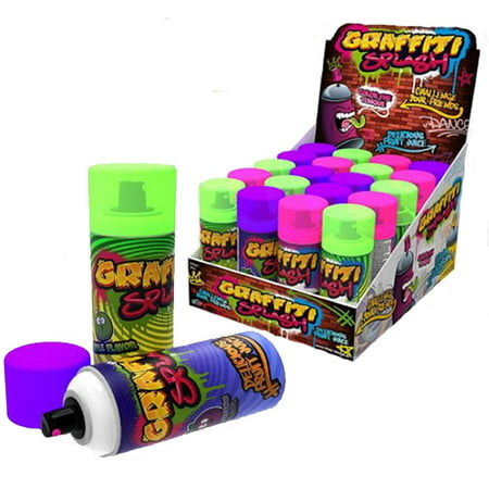 Raindrops Graffiti Spray Candy Splash - 12 Count Display Pack
