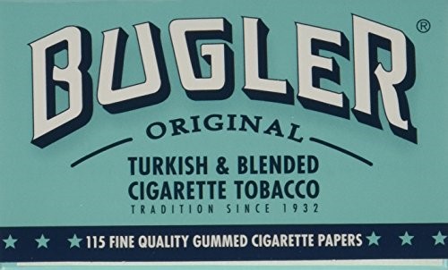 Bugler Cigarette Rolling Paper Gummed Box of 24