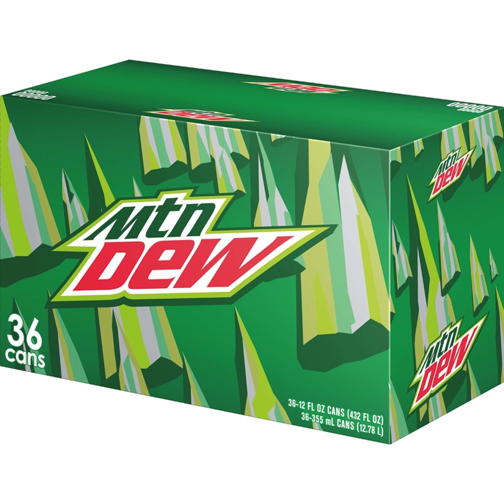 24PK--MOUNTAIN DEW 36/12OZ