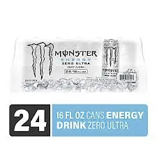 [070847012474] MONSTER WHITE 24CT/16OZ