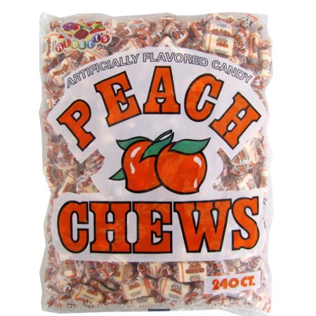 [072084018264] ALBERTS PEACH CHEWS 240CT