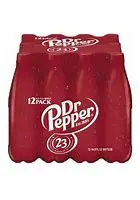 Dr. Pepper Soda Soft Drink  16.9 Fl Oz  24 Pack