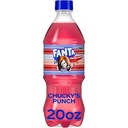 Fanta, Fruit Punch Caffeine Free Soda Soft Drink, Chucky's Punch Halloween Edition, 20 Oz