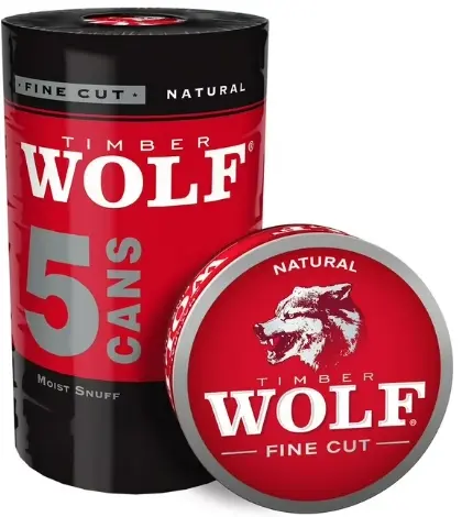 TIMBERWOLF POUCHES NATURAL 5CAN