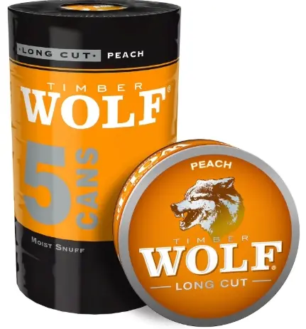 [762446724208] TIMBERWOLF POUCHES PEACH 5CAN