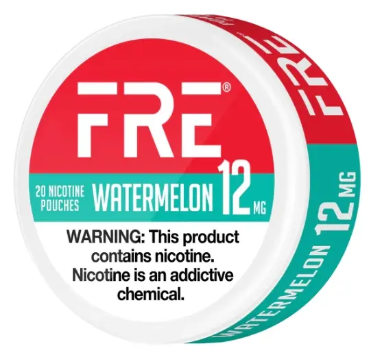 FRE 12MG POUCH WATERMELON 5CT