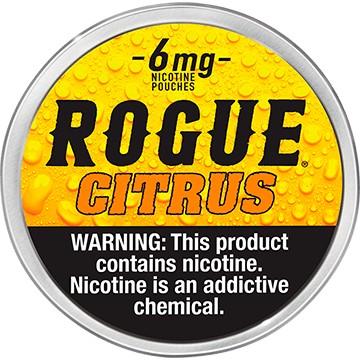 [840045201006] ROGUE PCH 6MG CITRUS 5CAN