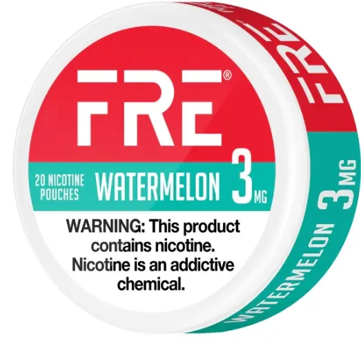 FRE 3MG POUCH WATERMELON 5CT