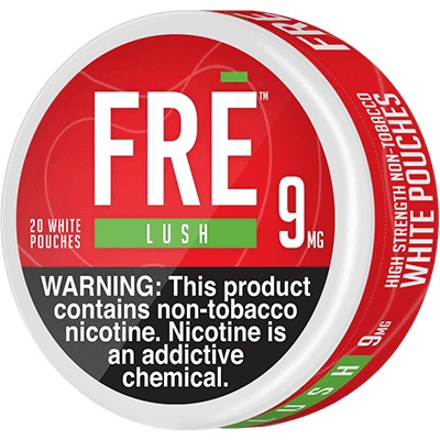 [840158609232] FRE 9MG POUCH LUSH 5CAN
