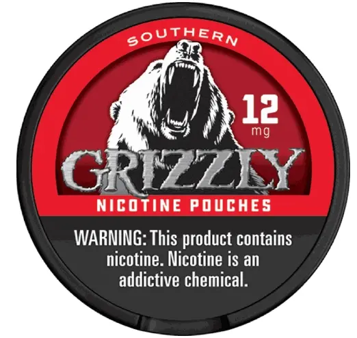 GRIZZLY NIC PCH 12MG SOUTHERN 5CT