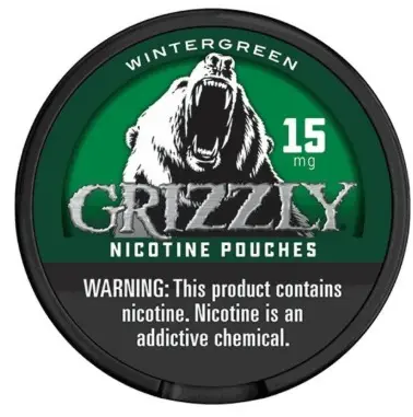 GRIZZLY NIC PCH 15MG WG 5CT