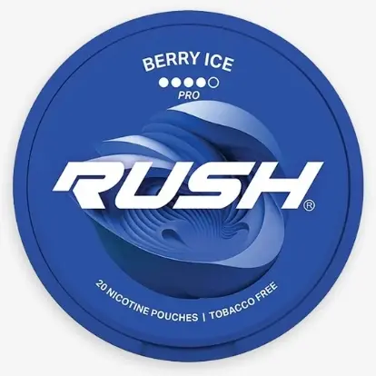 RUSH POUCH 12MG BERRY ICE 5CAN