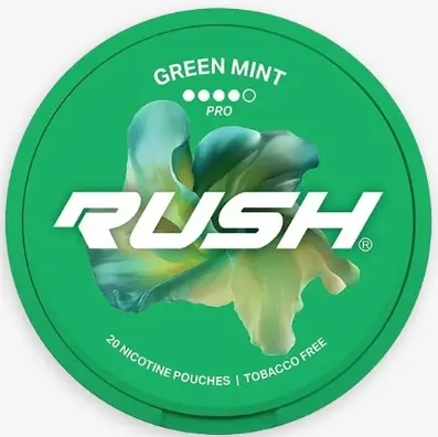RUSH POUCH 12MG GREEN MINT 5CN
