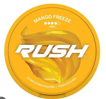 RUSH POUCH 12MG MANGO FRZ 5CAN