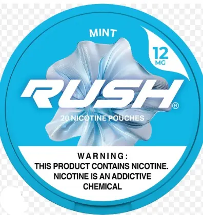 RUSH POUCH 12MG MINT 5CAN