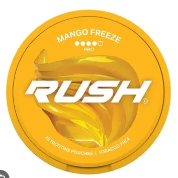 RUSH POUCH 6MG MANGO FRZ 5CAN