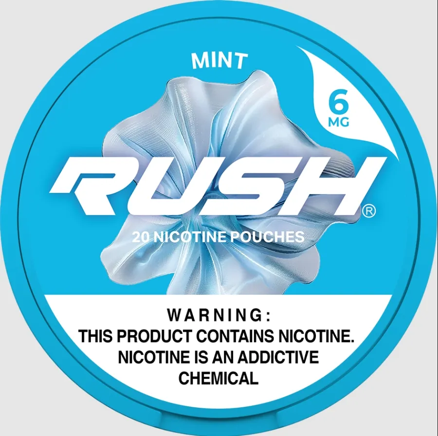 RUSH POUCH 6MG MINT 5CAN