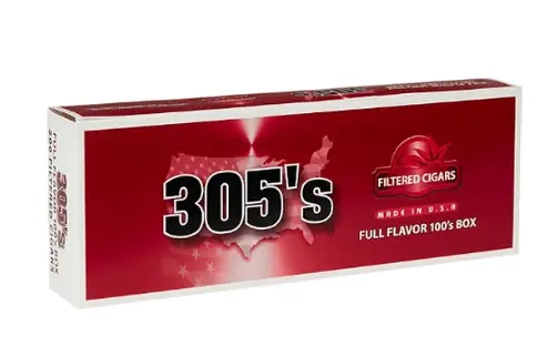 305'S FILTER CIGAR 100S BOX (Full Flavor)