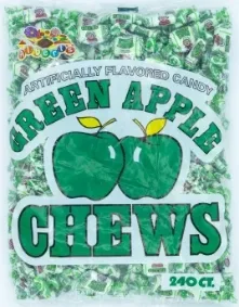 [072084018257] ALBERTS APPLE CHEWS 240CT
