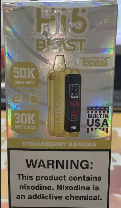 [987359855324] 2-Hi5 BEAST KIT STRAWBERRY BANANA 6CT