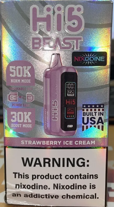 [987359855348] 2-Hi5 BEAST KIT STRAWBERRY ICE CREAM 6CT