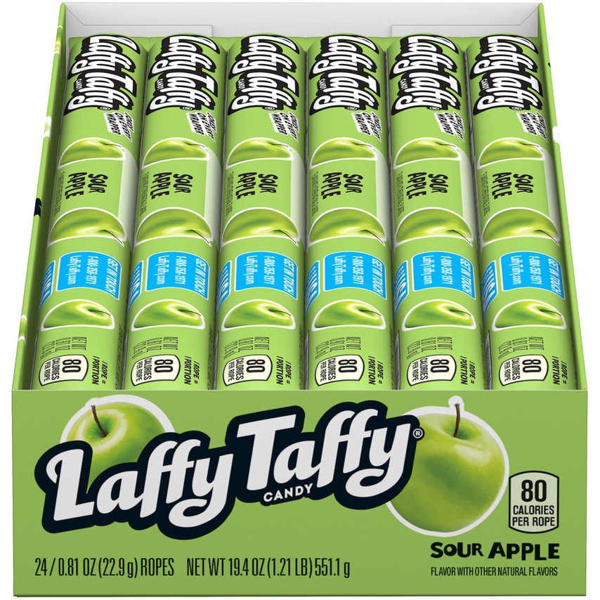 Laffy Taffy Ropes 24 CT. Sour Apple