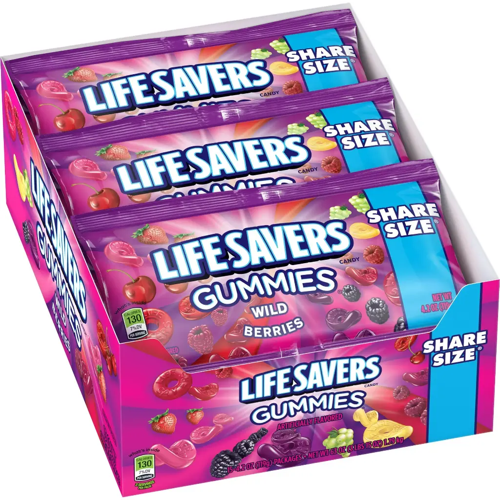 LIFESAVER GUMMI WILDBERRY 15CT/4.20OZ