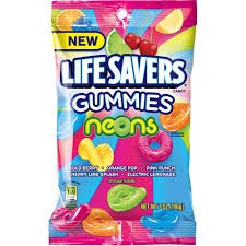 [022000019233] LIFESAVERS GUMMIES NEON 7OZ