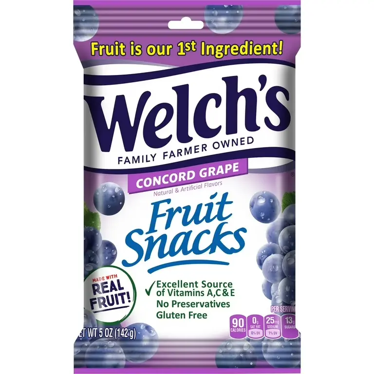 Welch's Snack Concord Grape 12 ct, 5 oz