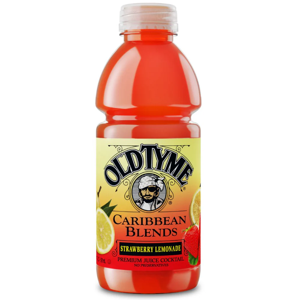 [074090510084] OLD TYME 24/20OZ STRAWBERRY LEMONADE