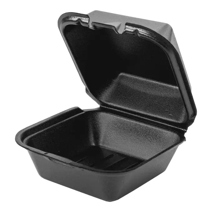 [10020648000542] Genpak Small Container 4/125 ct. (Black)