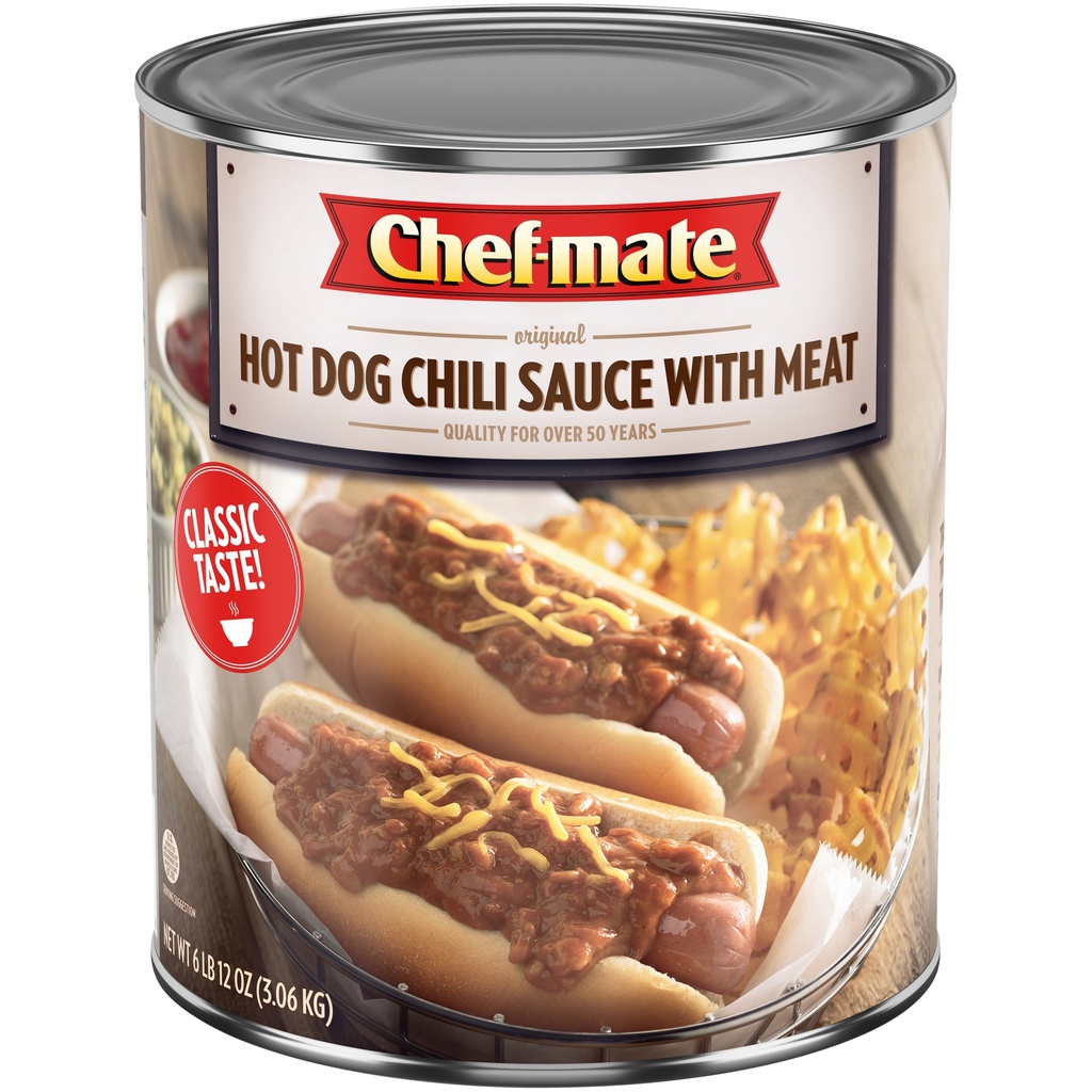 [050000052882] CHEF-MATE HOT DOG CHILI SAUCE WITH MEAT