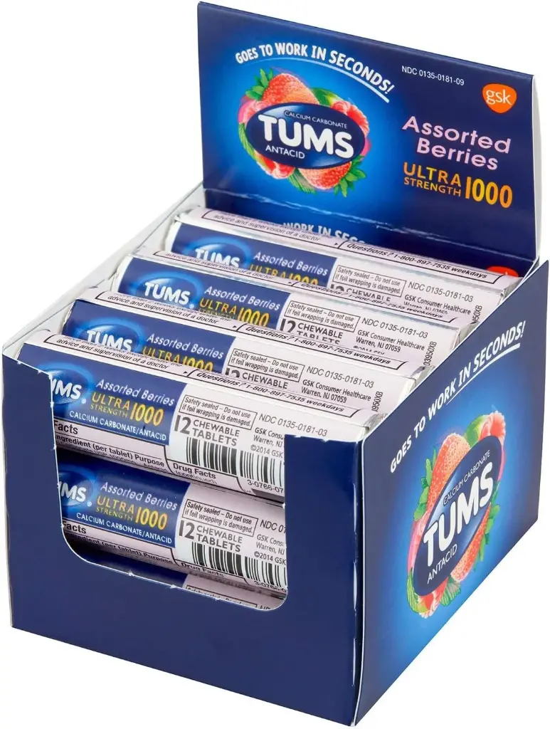 Tums Extra Assorted Berries 12 ct.