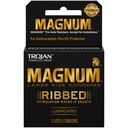 TROJAN MAGNUM RIBBED 6/3PK